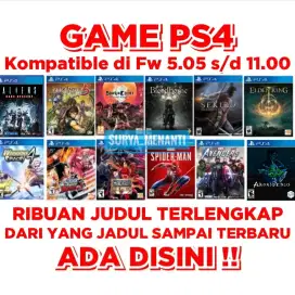 JUAL GAME PS4 TERLENGKAP TERJANGKAU MURAH MERIAH