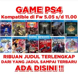 JUAL GAME PS4 TERLENGKAP TERJANGKAU MURAH MERIAH HARGANYA