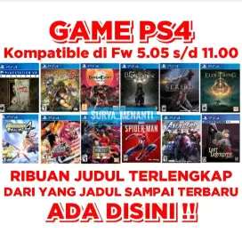 JUAL GAME PS4 TERLENGKAP MURAH HARGANYA