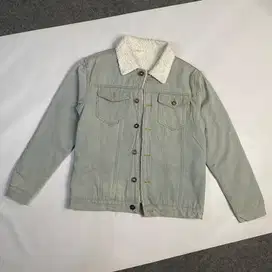 Denim jacket sherpa