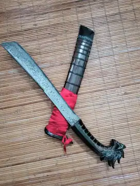 Golok naga pamor damaskus