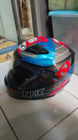 Nhk rx9 navy blue met 2visor