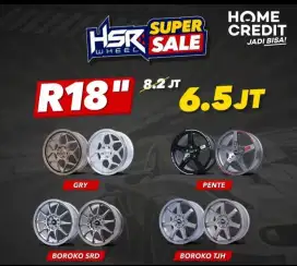 Velg Mobil R15, R16, R17, R18, R19, R22 Bisa Kredit Bunga Rendah