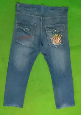 celana jeans denim ed hardy