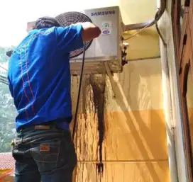 Service ac cuci ac bongkar pasang ac servis kulkas mesin cuci dll
