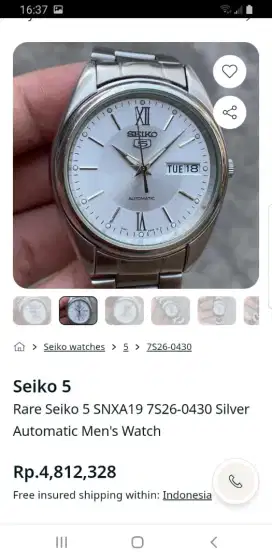 Seiko 5 otomatis model grand seiko