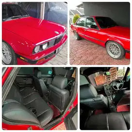 Dijual : BMW 318i E30 M40 tahun 1989 Manual Merah