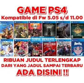 JUAL GAME PS4 TERLENGKAP MRH MERIAH HARGANYA