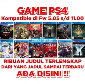 JUAL GAME PS4 TERLENGKAP MURAH HARGANYA TERJANGKAU