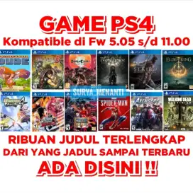 JUAL GAME PS4 TERLENGKAP MRH MERIAH HARGANYA TERJANGKAU