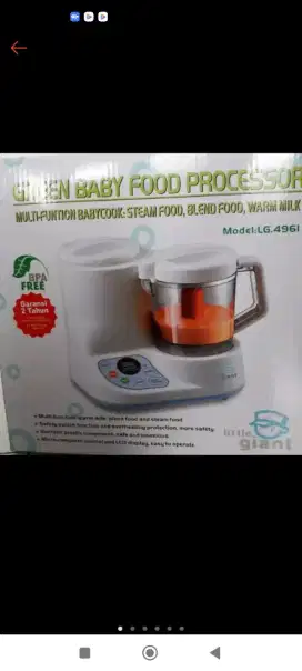 Mpasi food processor litle giant preloved