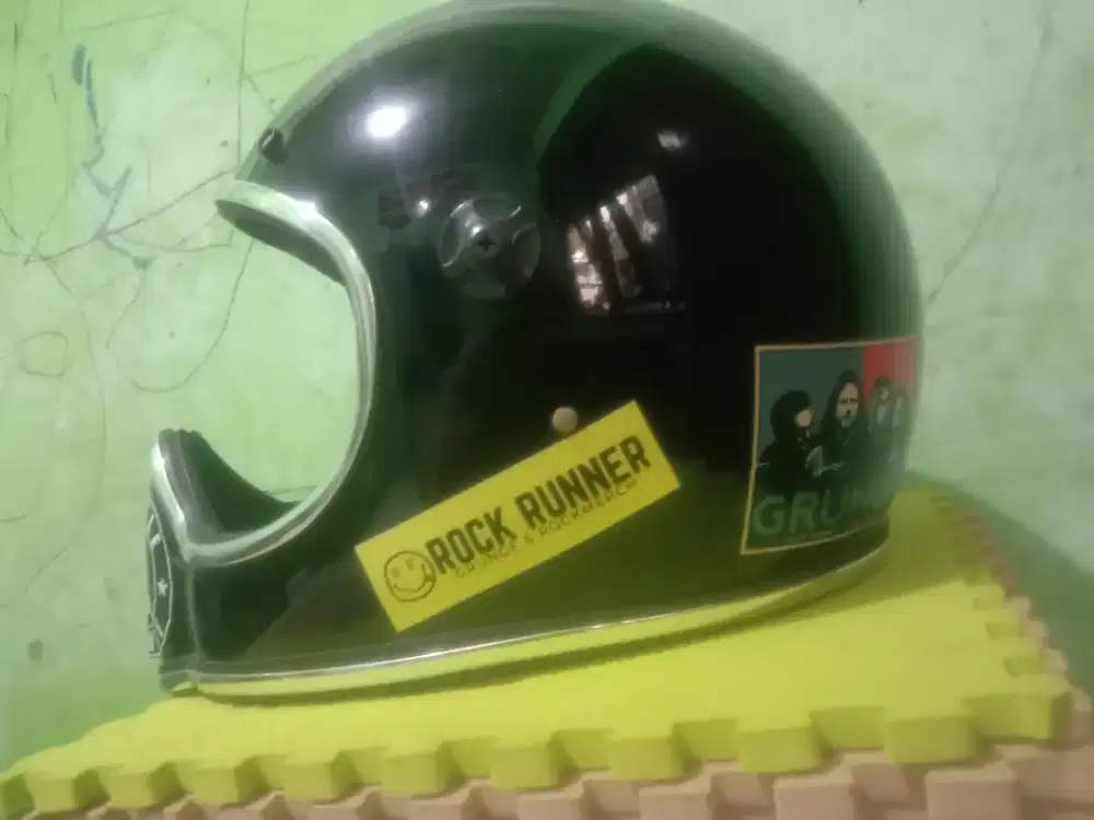 Jual helm fullface asli CattyHelmet sze L