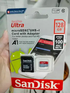 Sandisk Ultra 128 GB + Adapter