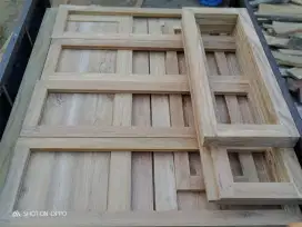 Pintu  dan kusen kayu jati