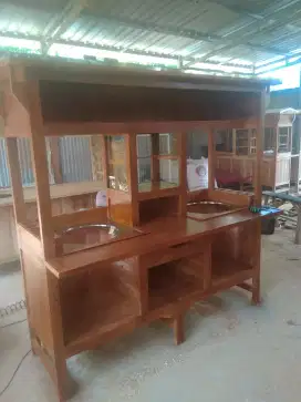 GRATIS ONGKIR gerobak mie ayam bakso tanpa pintu