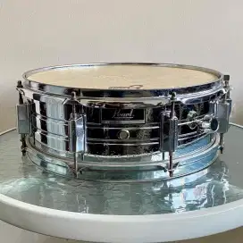 Snare Drum Pearl Deluxe Chrome Over Steel Japan