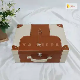 Box Souvenir/Hampers Model Koper Terbaru | Box Koper Warna Cream