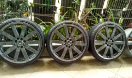 Nego - Velg Ring 19 + 3 Ban Tubeless 4 Baut Double PCD 100/114
