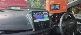 Pemasangan head unit android orca 10 inci di vios gen 3 dan yaris lele