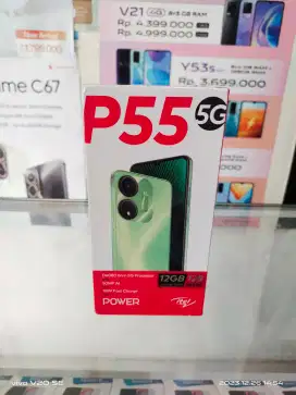 Itel P55 5G 6/128 GB Camera 50 MP Dimensity 6080 Garansi Resmi