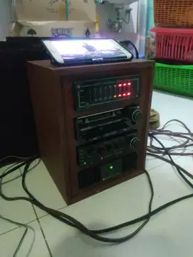 Tape radio sony fujitsu kenwood clarion jadul
