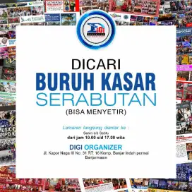 Buruh kasar serabutan bisa nyetir