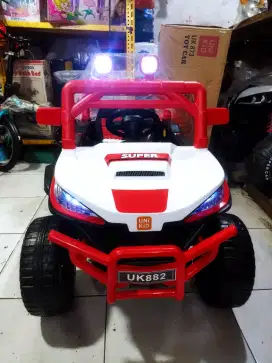 COD Mobil Aki Anak Jeep 12 Volt Bayar Ditempat