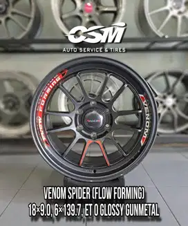 Velg Venom Spyder,r18, gunmetal.Utk Pajero,Fortuner,LC300,Prado,MU-X