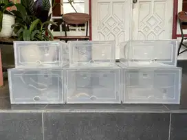 KOTAK SEPATU PLASTIK TRANSPARAN MURAH