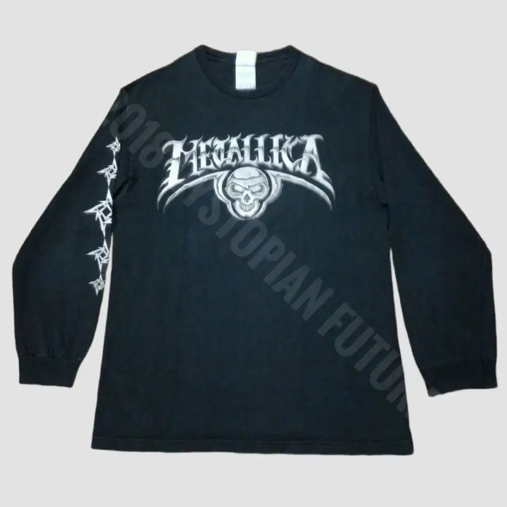 Vintage 2004 T-shirt Long Sleeve Band Metallica - Skull & Ninja Stars