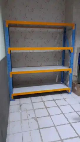 Krisbow Rak Besi Heavy Duty 4 Tingkat