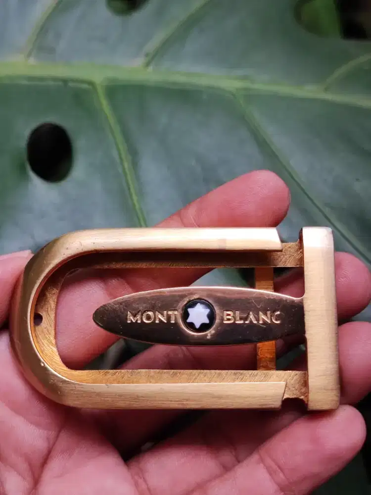 Montblanc Men Belt Buckle Solid Brass