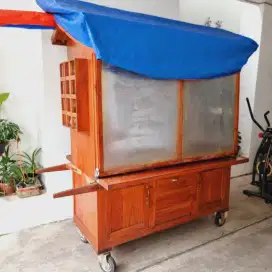 Gerobak Jualan Jual Murah masih bagus bgt bisa ditutup semua