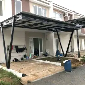 Kanopi baja ringan tiang V