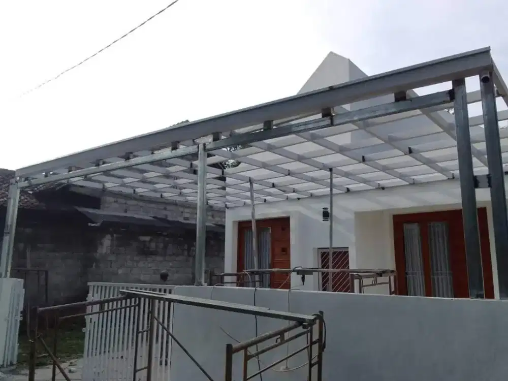 Kanopi atap pasir murah holo 40x40 1,6mili harga 320rb/m² harga bersih