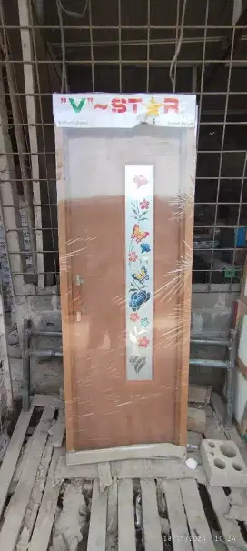 Pintu kamar mandi kaca mini malis