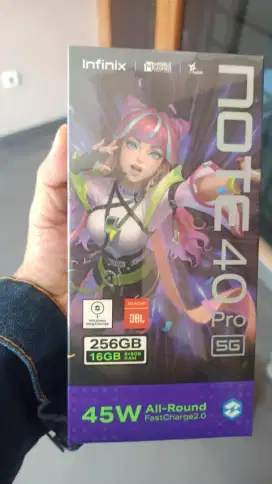 Infinix Note 40 Pro 5G Free Wireless Charger BNIB grs resmi 1th
