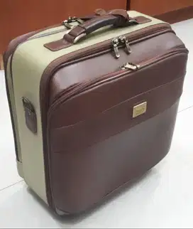 Condotti Handmade Leather Traveller Trolley Bag