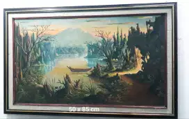 Lukisan Canvas Jadul