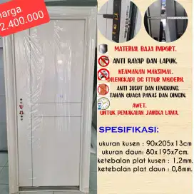 Pintu baja/pintu aluminium import