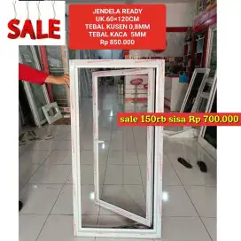 Jendela aluminium 60×120cm