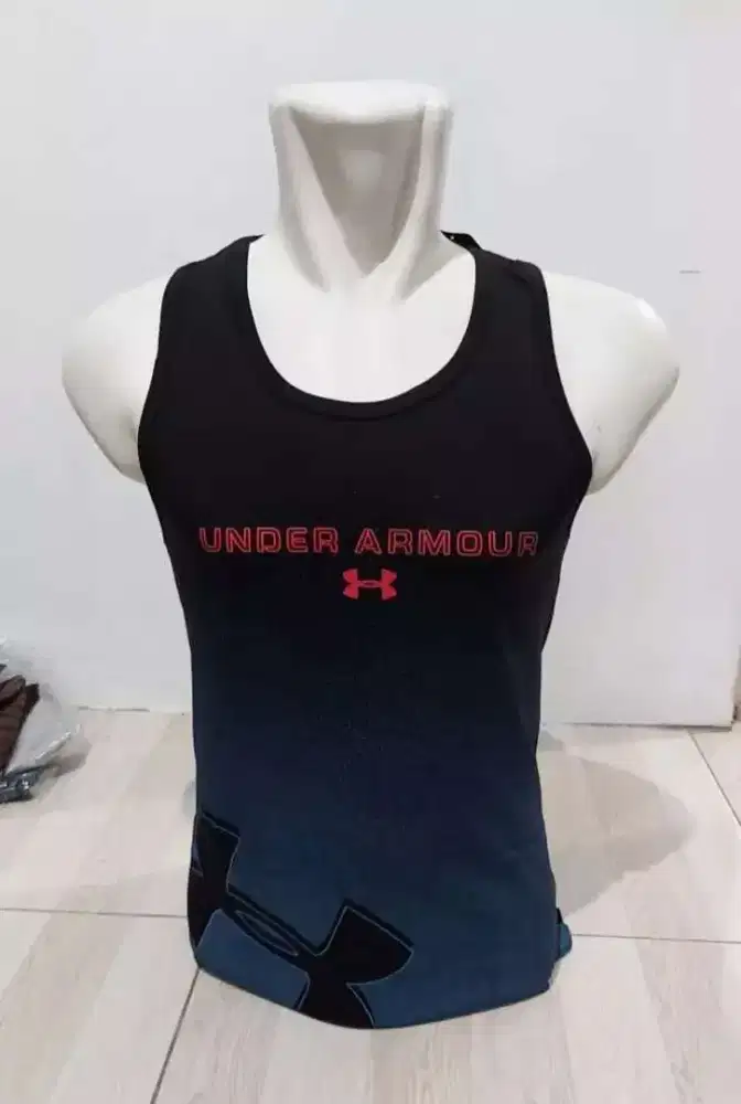 Kaos Singlet Gym / Fitness Bahan Spandek