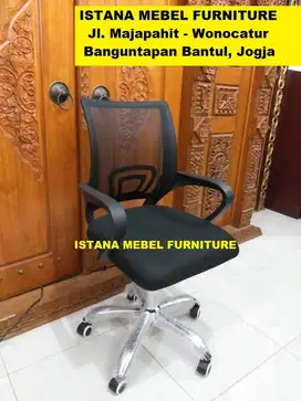 Kursi Putar Komputer Kerja Kantor Belajar Sandaran Jaring Hidrolik #BS