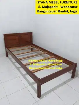 Bed Divan Dipan Ranjang Tempat Tidur Amben Kayu Jati Knock Down (ben)
