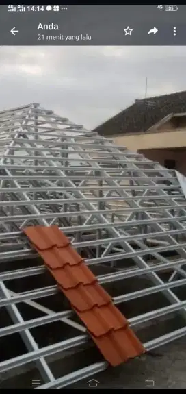 Tenesi atap baja ringan dan plafon pvc