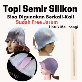 Topi Semir Rambut Magicap Topi highlight cat rambut topi bleaching ala