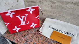 Rare Original Louis Vuitton LV Toiletry Monogram Clutch Pouch Receipt