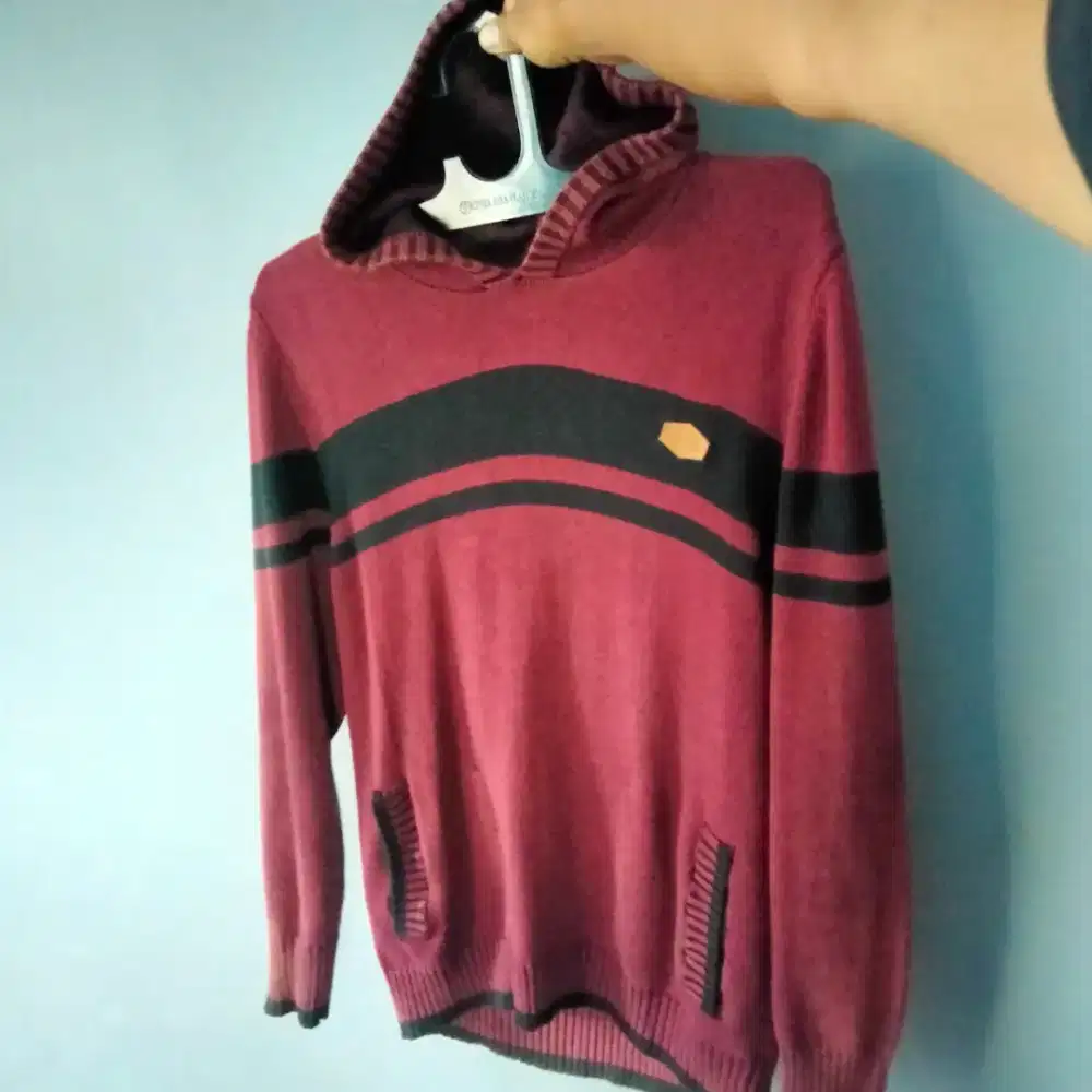 sweater bahan rajut
