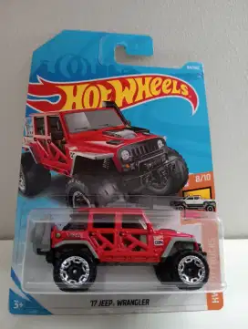 Hotwheels Jeep Wrangler Merah