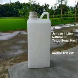 Jerigen 1000 ML Pendek Tutup Segel